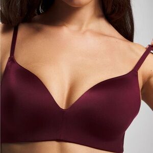 Wireless Push-Up Burgundy Soma Bra